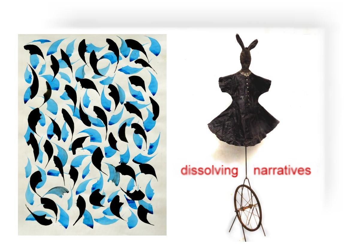 pictured: singing birds, 22x18,  and the rabbit that rolls over the hills,  52x23